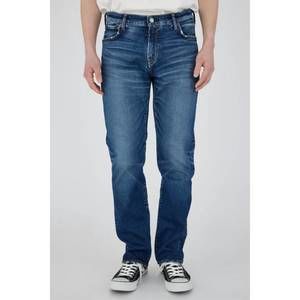 NEW MOUSSY chareston slim straight jeans in dark blue